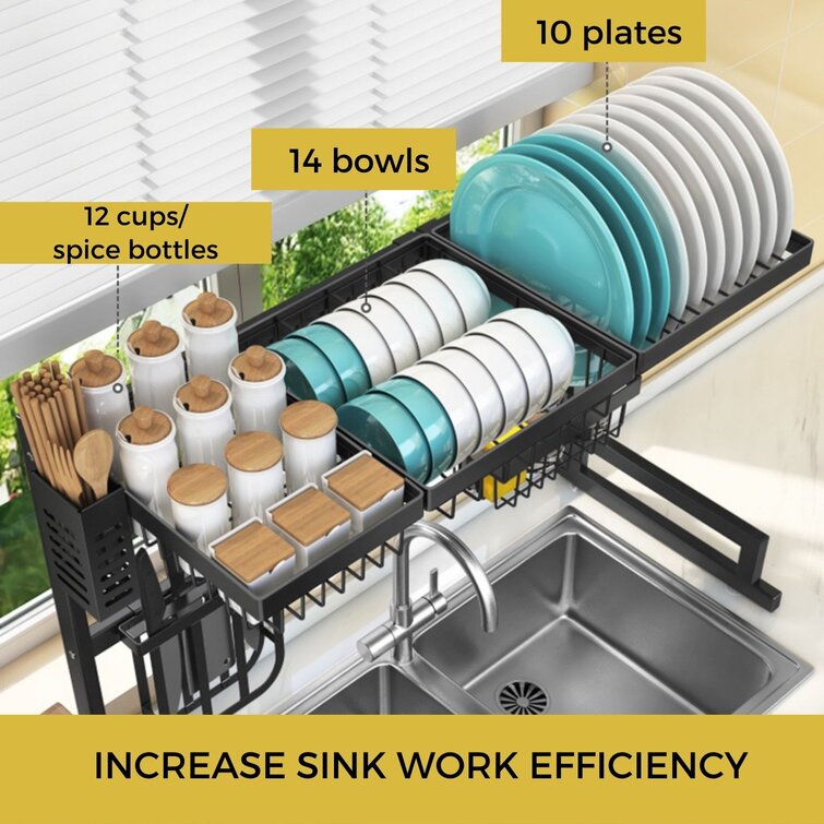 Stainless+Steel+over+the+Sink+Dish+Rack (4)