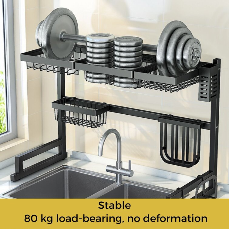 Stainless+Steel+over+the+Sink+Dish+Rack (5)